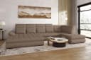 99rooms Wohnlandschaft Toscana U-Form Bettfunktion Velours VOGUE Bild 2