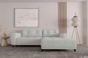 99rooms Ecksofa Massimo L-Form Eckcouch mit Schlaffunktion Strukturstoff NEVE Bild 1