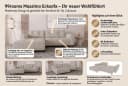 99rooms Ecksofa Massimo L-Form Eckcouch mit Schlaffunktion Strukturstoff NEVE Bild 4
