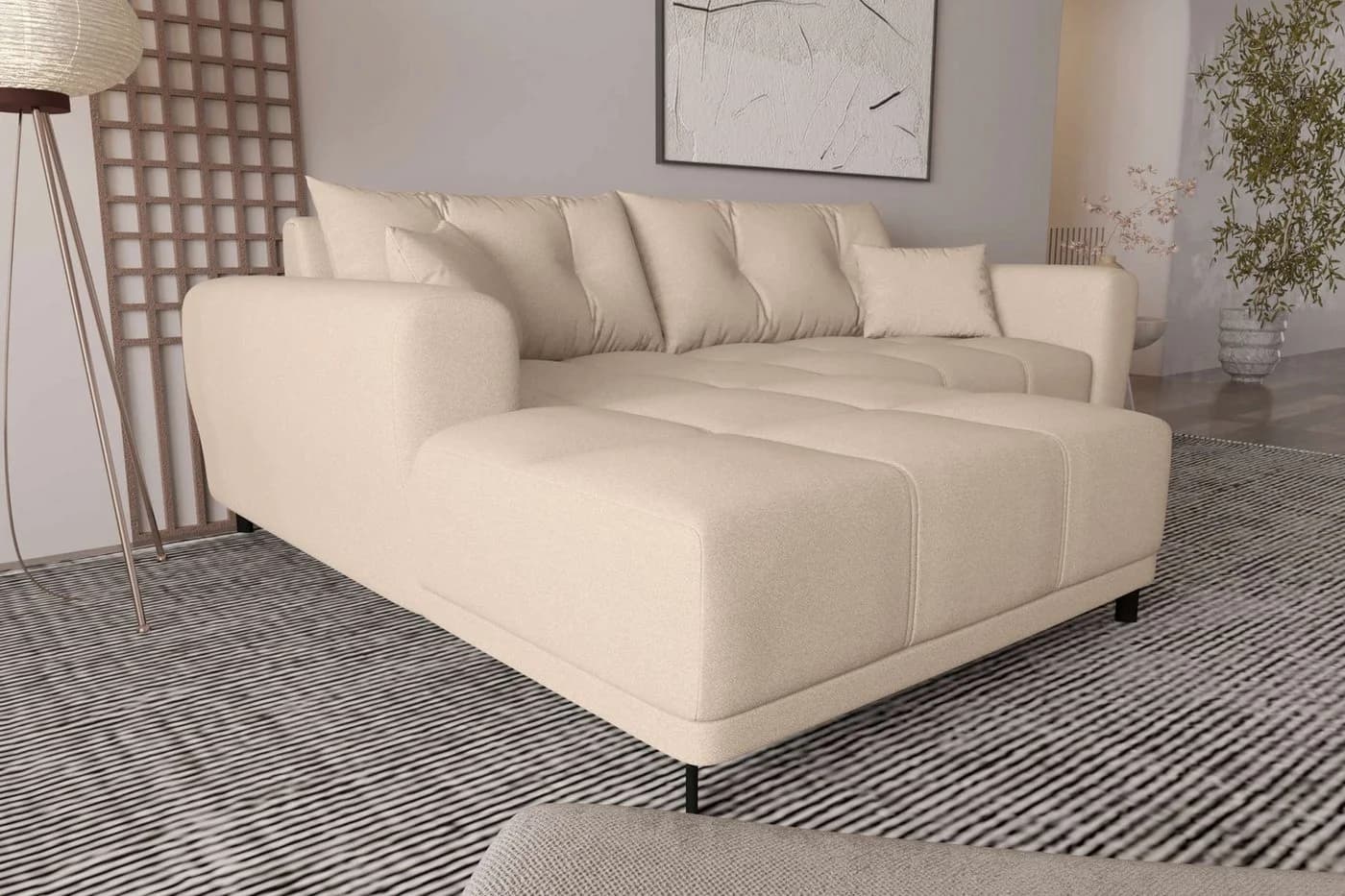 99rooms Ecksofa Massimo L-Form Sofa mit Schlaffunktion - Bild 3
