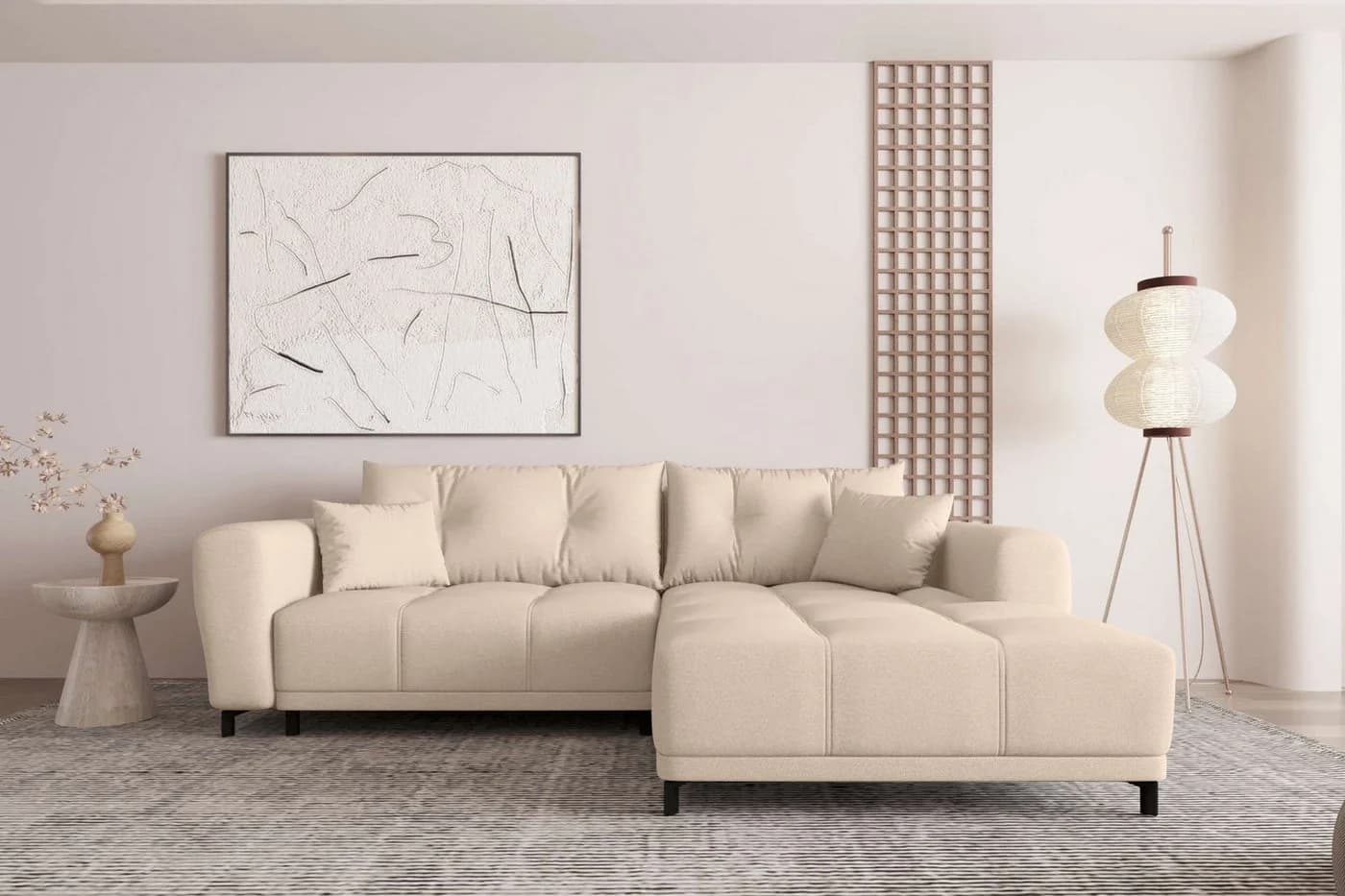 99rooms Ecksofa Massimo L-Form Sofa mit Schlaffunktion - Bild 2
