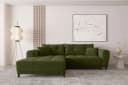 99rooms Ecksofa Massimo L-Form Sofa mit Schlaffunktion Cordstoff POSO Bild 2