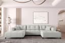 99rooms Wohnlandschaft Massimo U-Form Sofa mit Schlaffunktion Bild 2