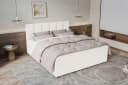 99rooms Boxspringbett Bergamo Weiß mit Topper Bild 3