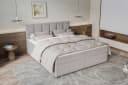99rooms Boxspringbett Bergamo mit Topper Hellgrau Modern Bild 3