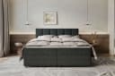 99rooms Boxspringbett Bergamo mit Topper Anthrazit Bild 1