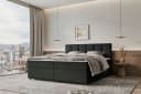 99rooms Boxspringbett Bergamo mit Topper Anthrazit Bild 2