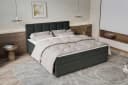 99rooms Boxspringbett Bergamo mit Topper Anthrazit Bild 3