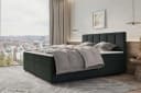 99rooms Boxspringbett Bergamo mit Topper Anthrazit Bild 4