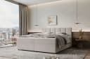 99rooms Boxspringbett Bergamo Beige mit Topper Bild 2