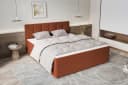 99rooms Boxspringbett Bergamo Cordstoff AMBIENCE mit Topper Bild 3