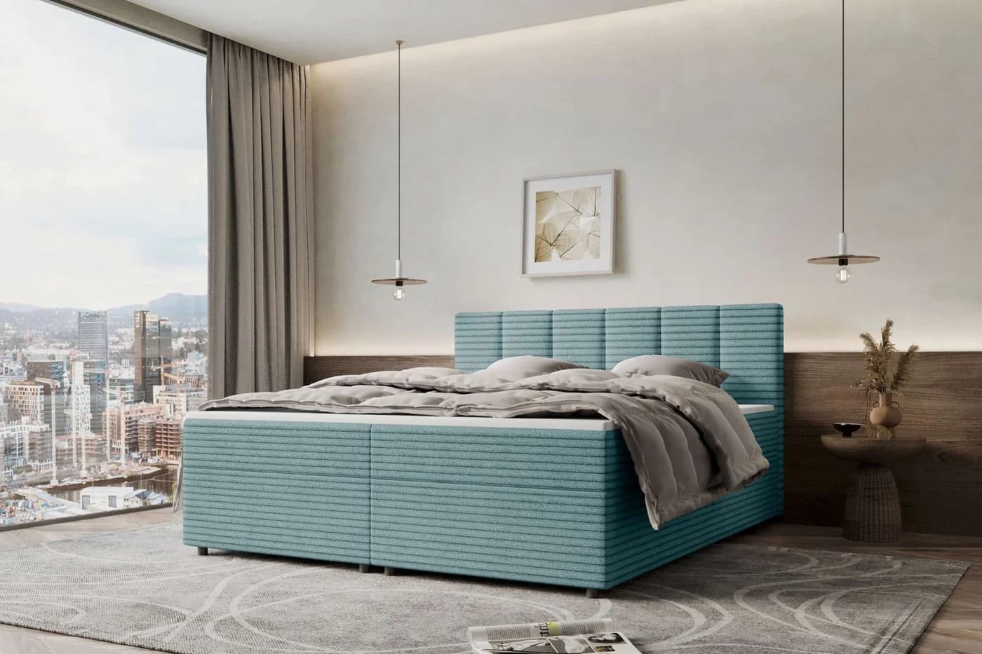 99rooms Boxspringbett Bergamo mit Topper und Bonellfederkern - Bild 2