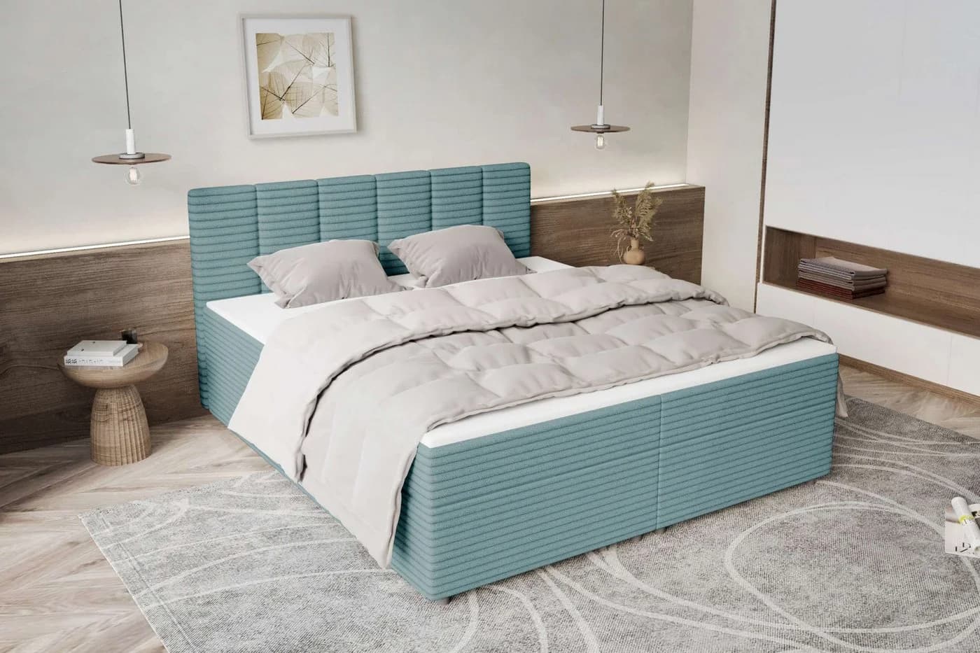 99rooms Boxspringbett Bergamo mit Topper und Bonellfederkern - Bild 3
