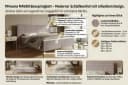 99rooms Boxspringbett Maven Cordstoff Pastellrosa mit Topper Bild 5