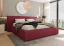 99rooms Polsterbett Tivio Bordeaux mit Bettkasten & Lattenrost Bild 2