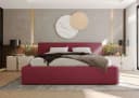 99rooms Polsterbett Tivio Bordeaux mit Bettkasten & Lattenrost Bild 3