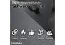 Heimfleiss® Kamingarnitur Modernes Kaminbesteck Stahl & Holz Grau Bild 4