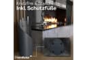 Heimfleiss® Kamingarnitur Modernes Kaminbesteck Stahl & Holz Grau Bild 5