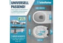 Heimfleiss® WC-Sitz mit Absenkautomatik, Oval, Weiß, Antibakteriell Bild 1