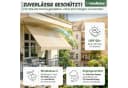 Heimfleiss Klemmmarkise Balkon ohne Bohren Beige UPF 50+ Bild 4