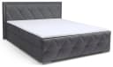 Boxbett HOME AFFAIRE Alfie mit Bettkasten & Matratzen Anthrazit Bild 1