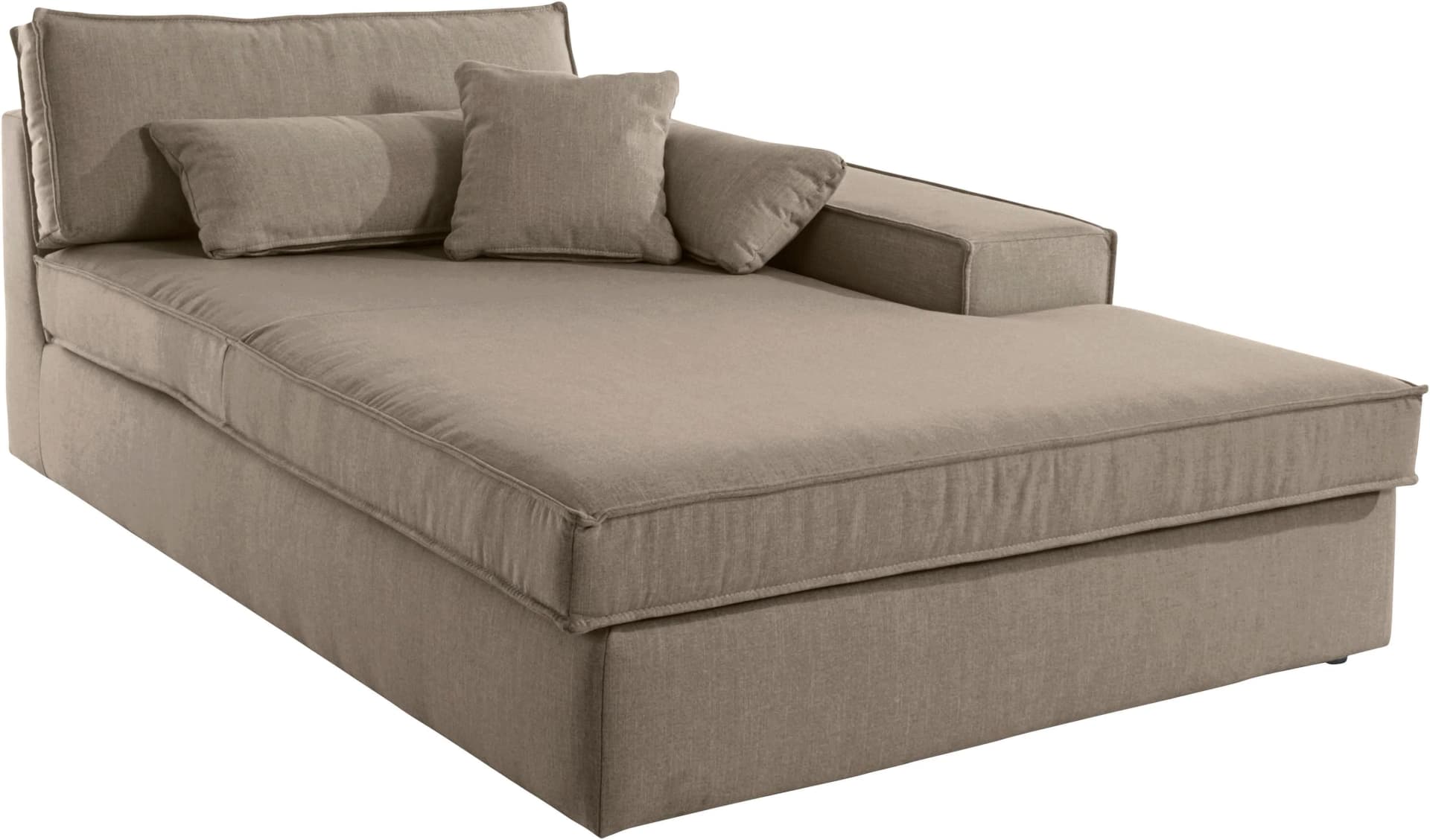 OTTO HOME Ottomane Enid Taupe Modulsofa