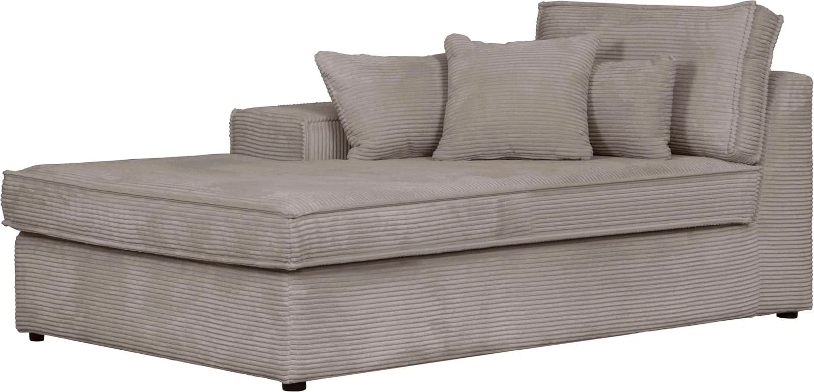 OTTO HOME Ottomane Enid Taupe 100% Polyester