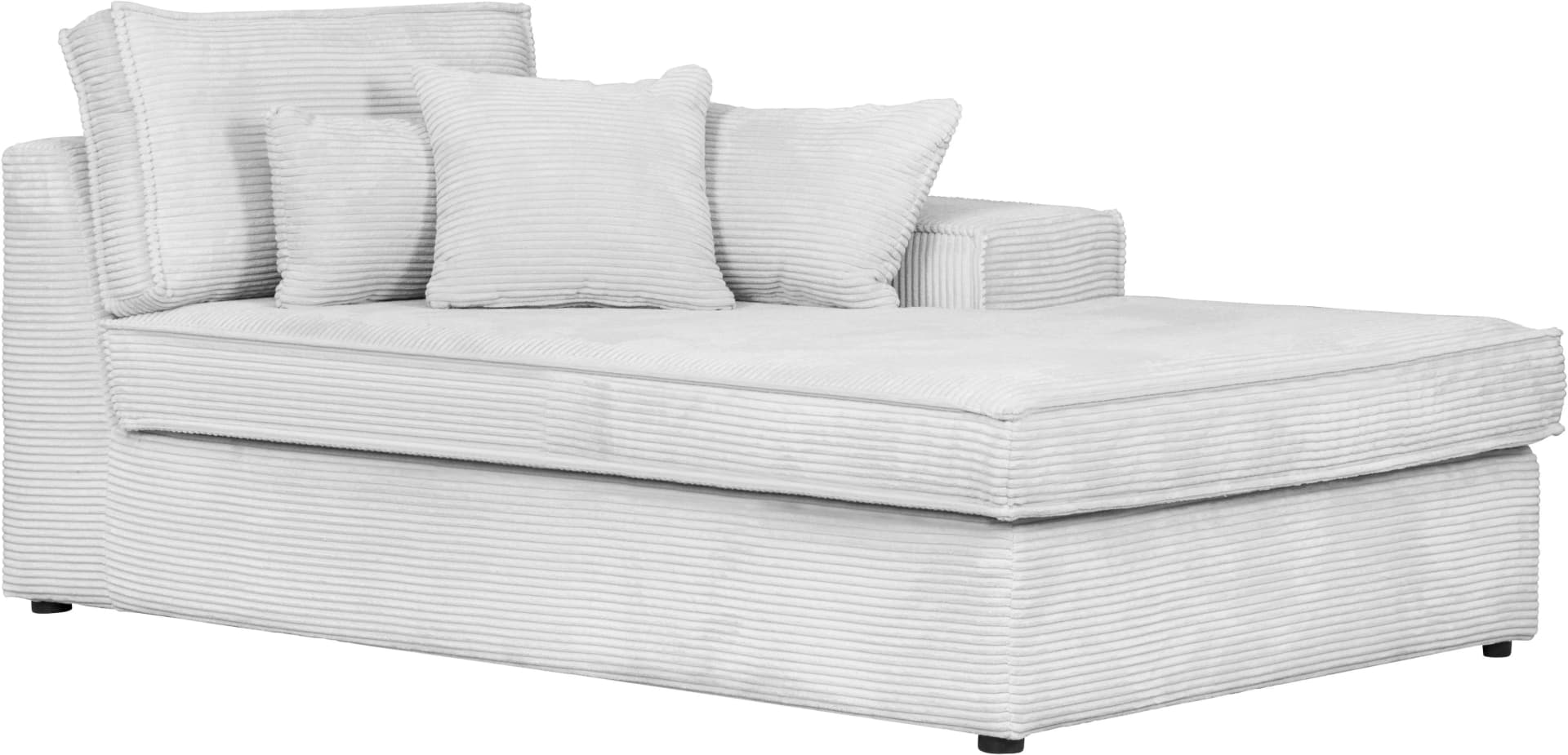 OTTO HOME Ottomane Enid Beige Cord-Bezug Modulsofa