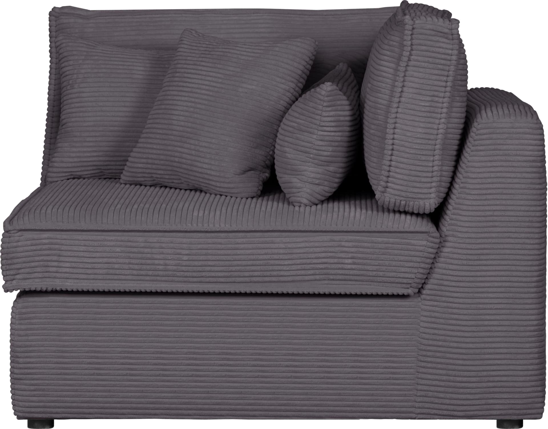 OTTO HOME Florid Sofa-Eckelement Grau Cord Modulsofa