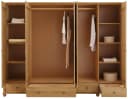 OTTO HOME Kleiderschrank Tessin Massivholz Kiefer Beige mit Spiegel Bild 5