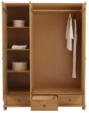 OTTO HOME Kleiderschrank Tessin 3-türig Kiefer massiv mit Spiegel Bild 4