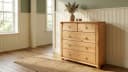 OTTO HOME Kommode Tessin Massivholz Kiefer 5 Schubladen Natur Bild 2
