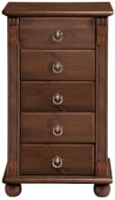 OTTO HOME Schubkastenkommode Tessin Massivholz Braun mit Spiegel Bild 1