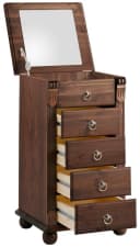 OTTO HOME Schubkastenkommode Tessin Massivholz Braun mit Spiegel Bild 4