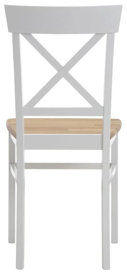 OTTO HOME Tatra Esszimmerstuhl Massivholz Weiß/Eiche Landhausstil - Bild 4