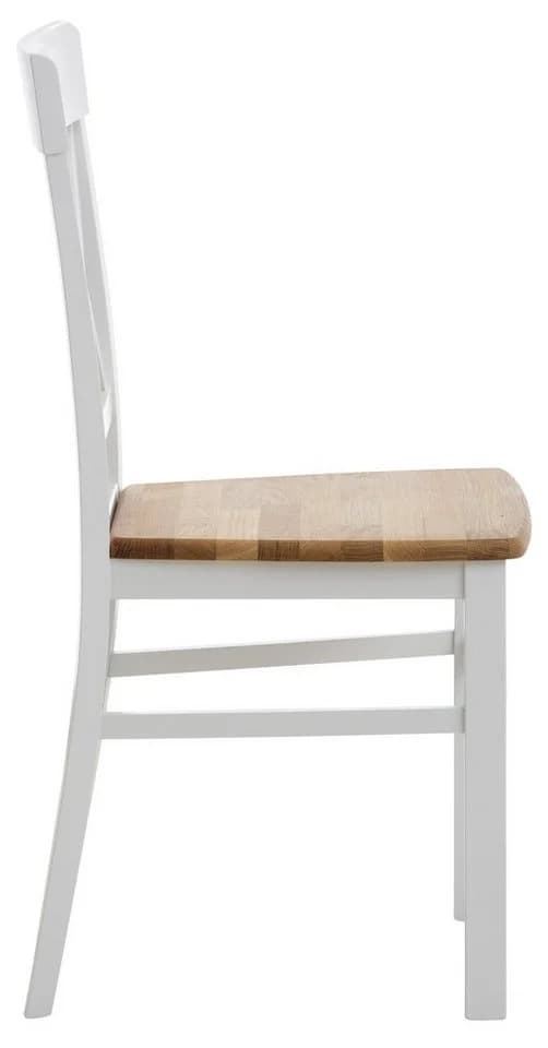 OTTO HOME Tatra Esszimmerstuhl Massivholz Weiß/Eiche Landhausstil - Bild 5