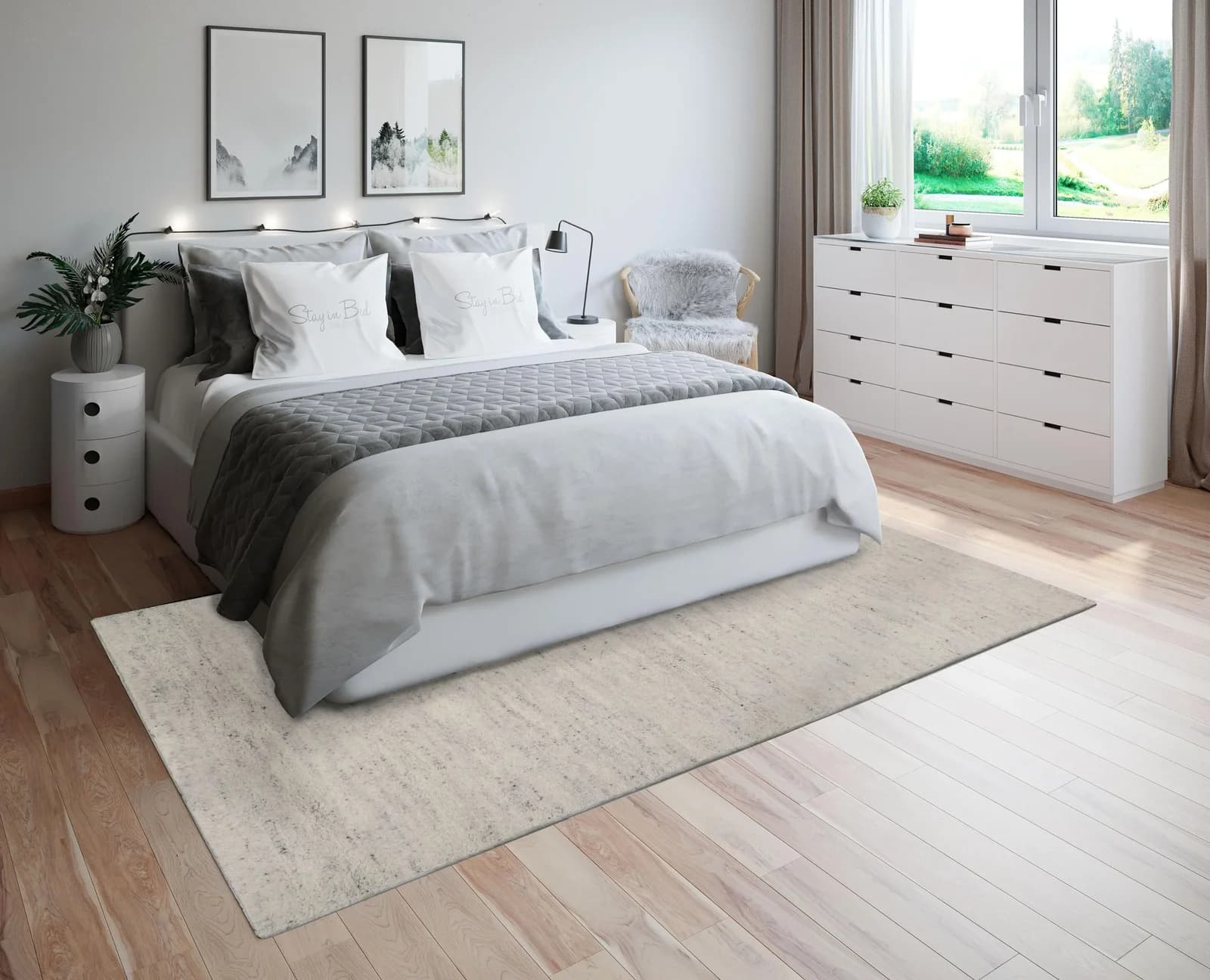 Wollteppich OTTO HOME Punam Gr. 2 Beige Berberteppich