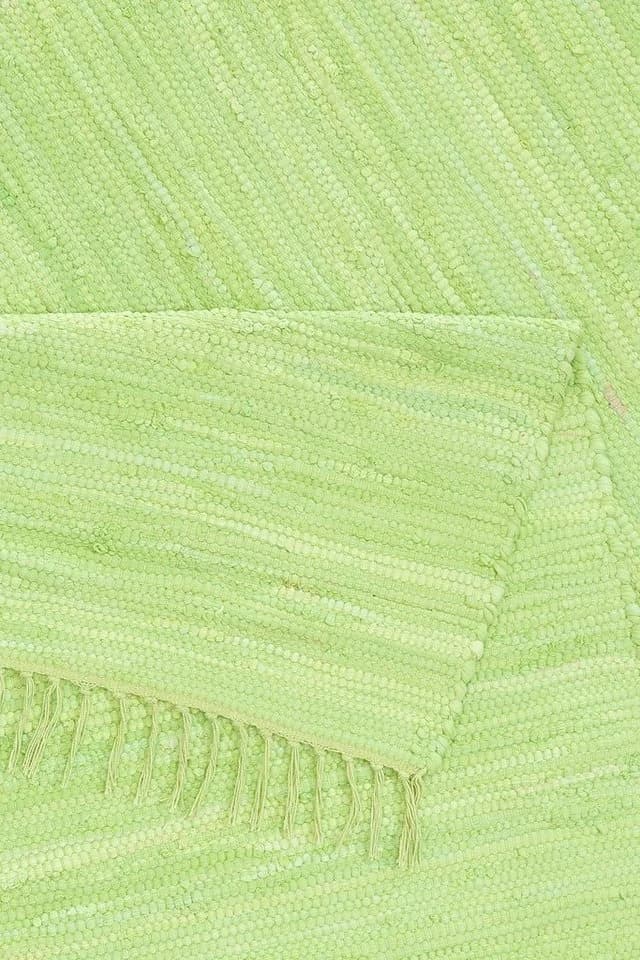 Grüner Baumwollteppich im Landhausstil - Bild 4