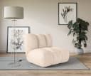 LeGer Home Priya Loungesessel Beige Bouclé Modern Bild 2