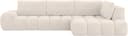 OTTO HOME AZITA Ecksofa L-Form Beige Samtoptik Bild 1
