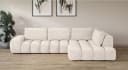 OTTO HOME AZITA Ecksofa L-Form Beige Samtoptik Bild 2