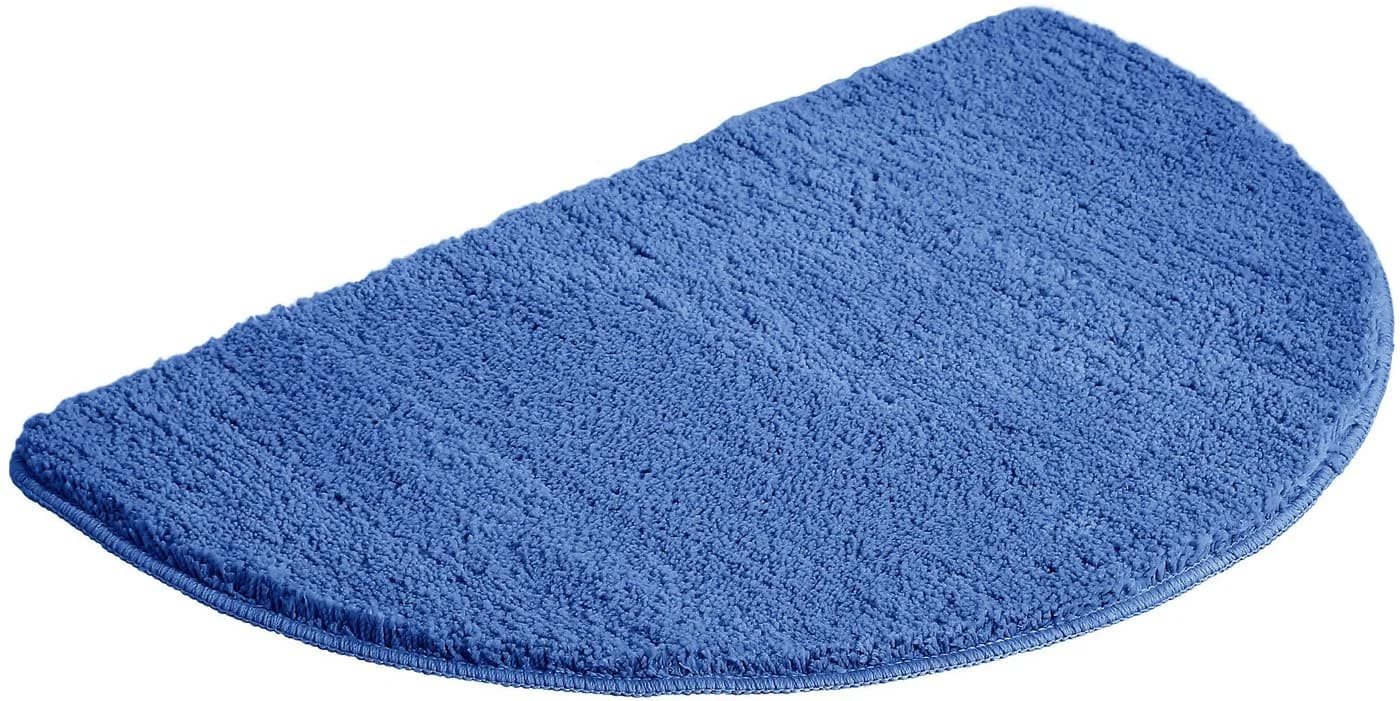 my home Badematte Inga Badezimmer Teppich Blau Polyester - Bild 1