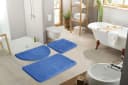 my home Badematte Inga Badezimmer Teppich Blau Polyester Bild 3