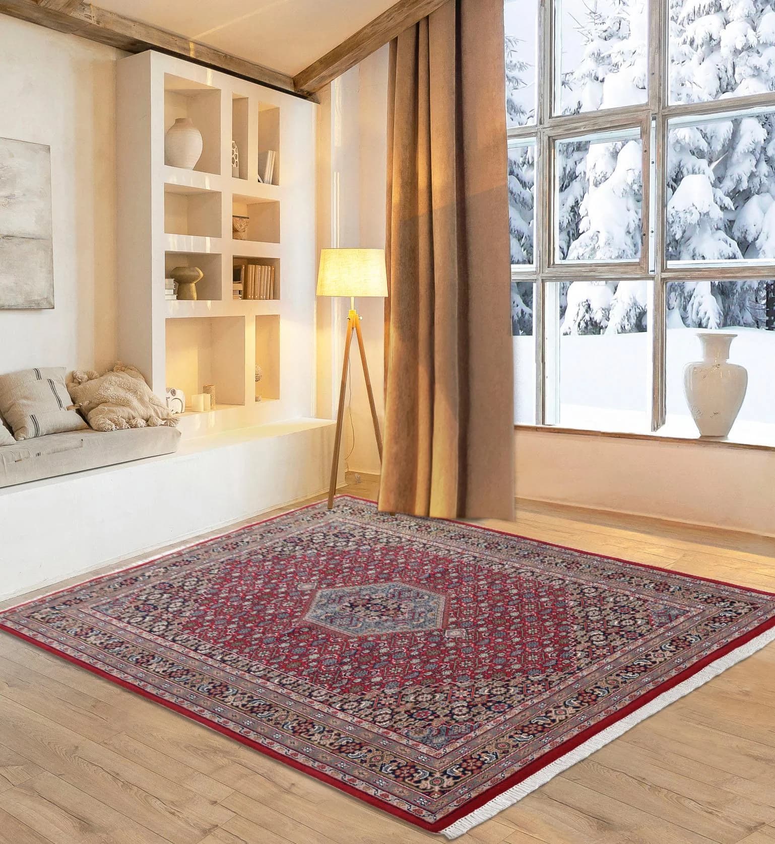 OTTO HOME Orientteppich BB Oriental Rot Handgeknüpft Schurwolle