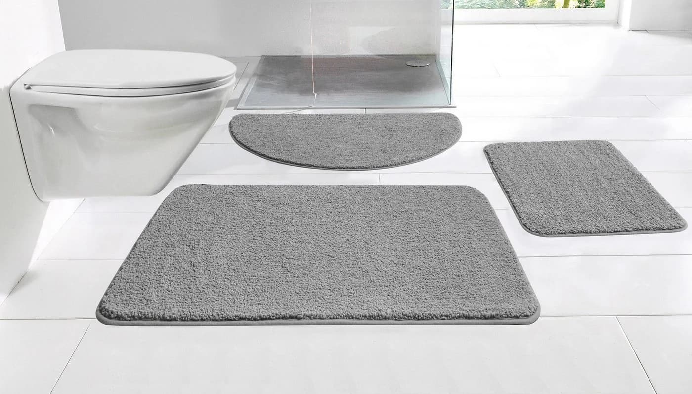 OTTO home Badematte Regona Grau Polyester Rutschhemmend - Bild 2