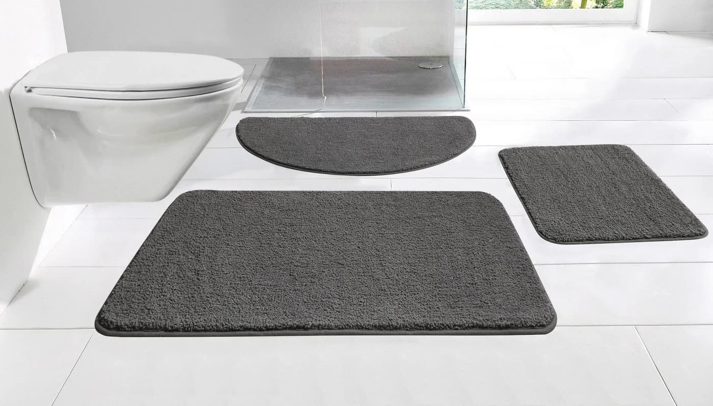 OTTO home Badematte Regona Anthrazit Polyester Rutschhemmend - Bild 2