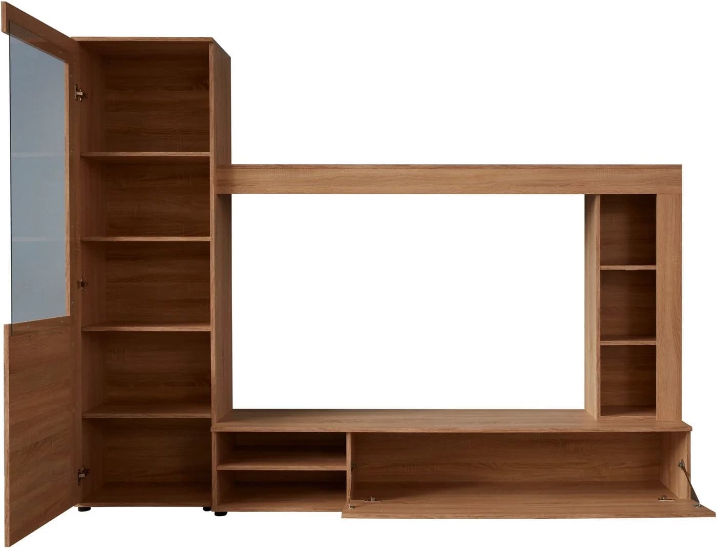 INOSIGN Wohnwand Laholm Braun Eichefarben Modern 4-tlg - Bild 3