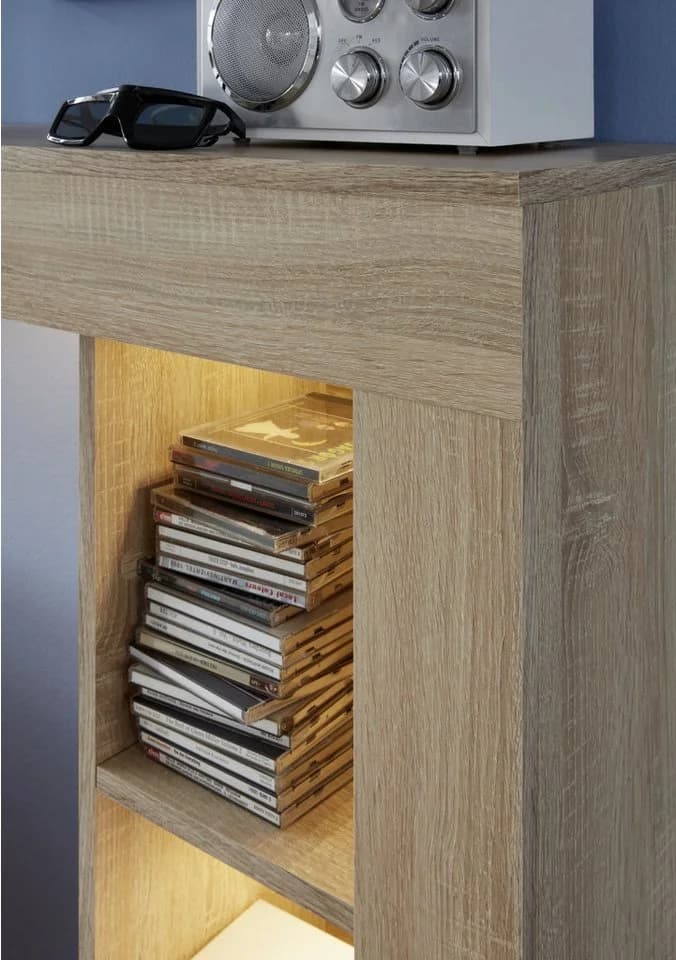 INOSIGN Wohnwand Laholm Braun Eichefarben Modern 4-tlg - Bild 5
