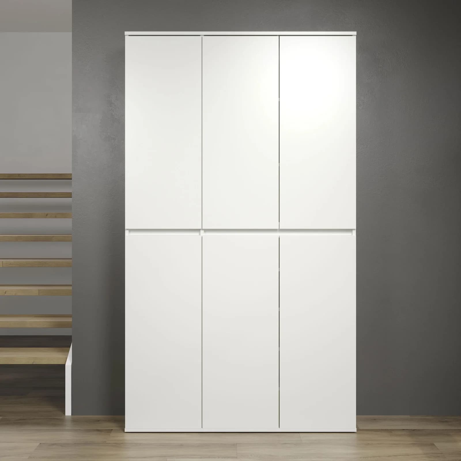 INOSIGN Garderoben-Set Novara Weiß 6 Türen