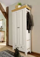 Garderobenschrank OTTO HOME Skandinavia Weiß mit Schubkasten Bild 1
